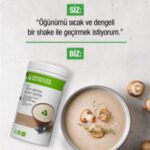 Herbalife Oğün Yerine Geçen Çorba Mantarlı